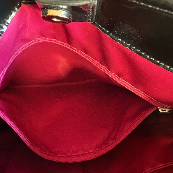 COACH POPPY LIQUID GLASS PURSE - BLACK CHAIN SHOULDER CROSS BODY HANDBAG - Picture 10 of 15